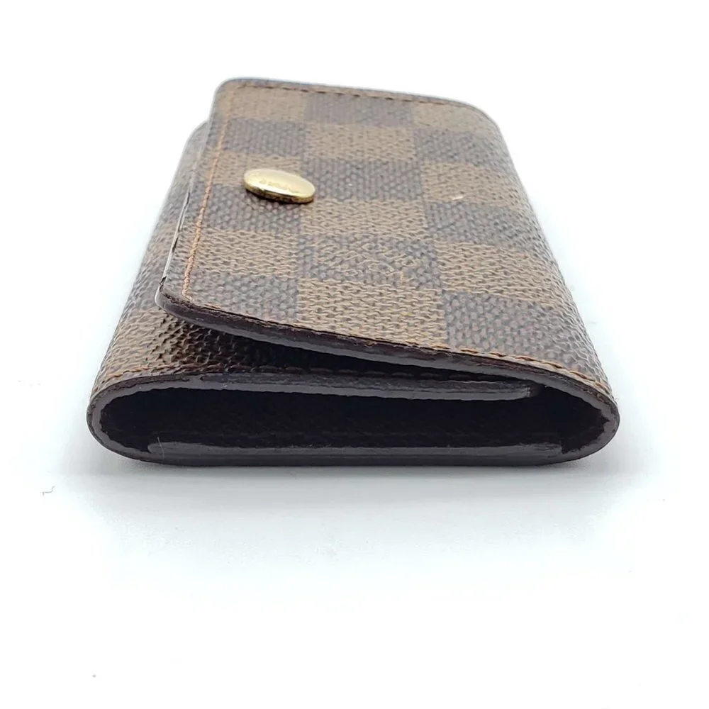 100% Authentic Louis Vuitton Damier Multicles 4 Ring Key Case